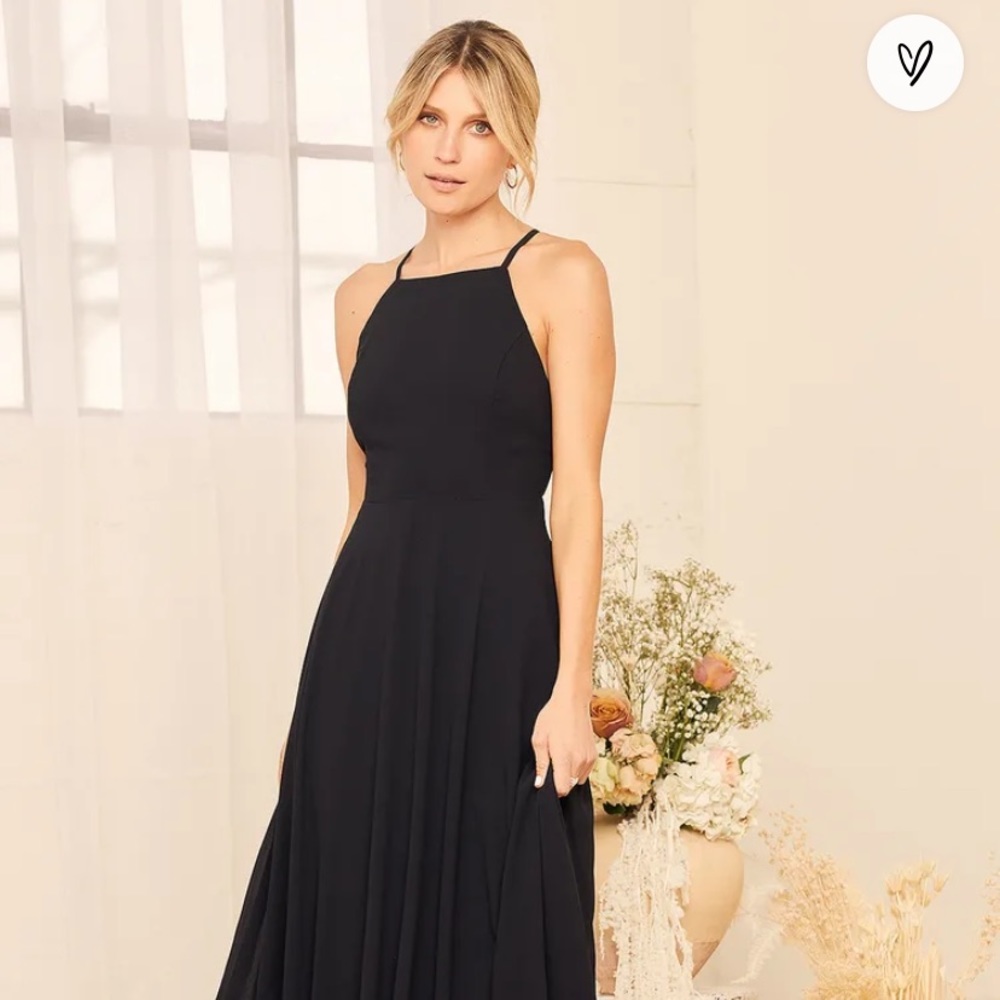 Lulus mythical kind of love dress in black